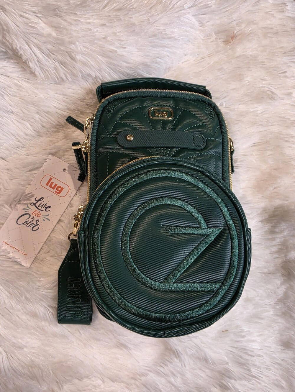 Wicked x Lug Skeeter Mini Bag SE Satin Luxe VL Convertible Crossbody Bag. NWT